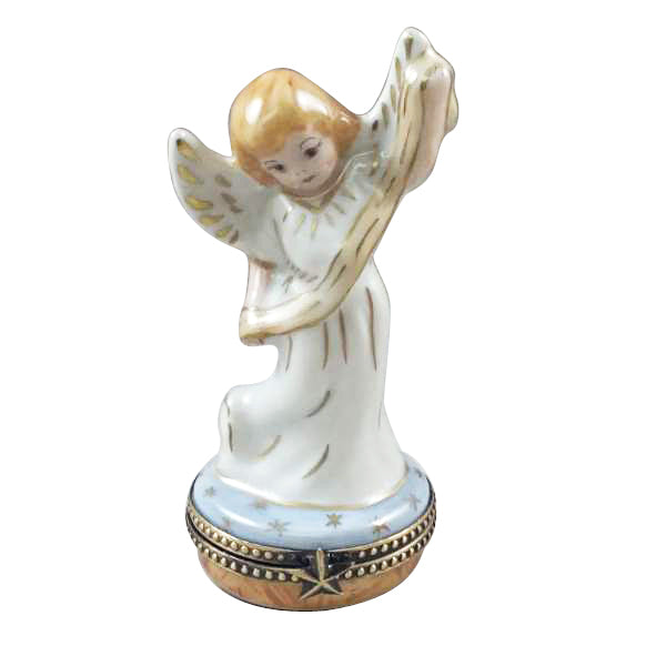 Fine French craftsmanship on the Satin Nativity Set, 12 Pieces Limoges box, painted by hand