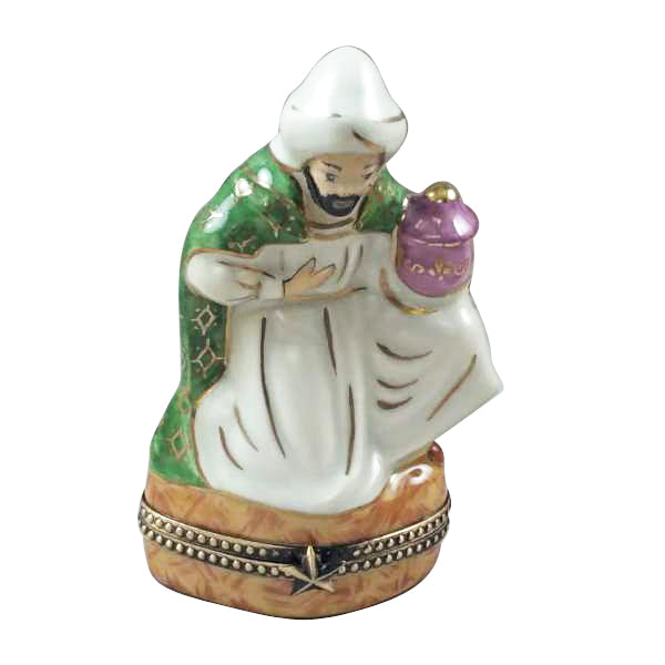 A thoughtful gift for Francophiles: the Satin Nativity Set, 12 Pieces Limoges box