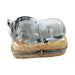 The Satin Nativity Set, 12 Pieces, a Limoges keepsake with true French charm