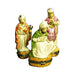 Fine art lovers will admire this Satin Nativity Set, 12 Pieces Limoges box
