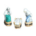 Collectible Satin Nativity Set, 12 Pieces Limoges box with artisan brushwork