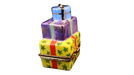 Genuine Christmas Presents Limoges box painted by hand in France for Christmas, from Limoges Boutique