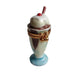 Ice Cream Sundae for Collectors Porcelain Limoges Dessert Carnival French Trinket Box