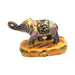 Hand-painted Imperial Elephant Limoges box, French artistry for lovers of fine art