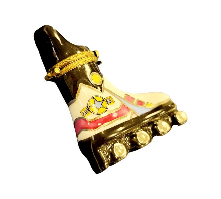 Inline Skates Limoges Box for Collectors Porcelain Limoges Sports professional French Trinket Box