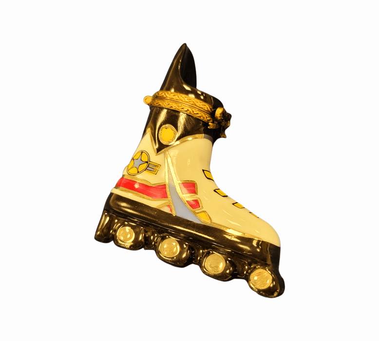 Inline Skates Limoges Box for Collectors Porcelain Limoges Sports professional French Trinket Box