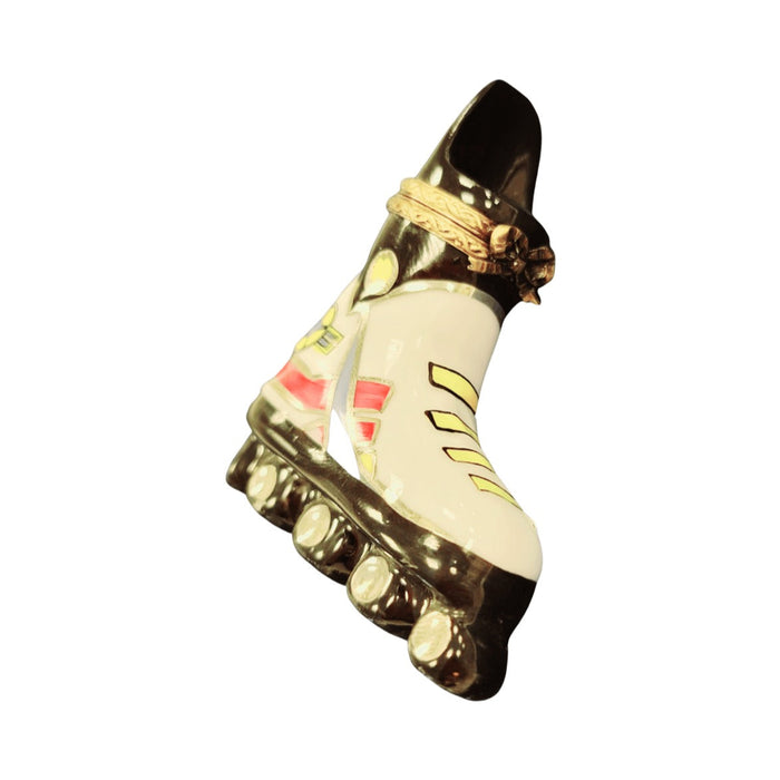 Authentic Inline Skates Limoges box, hand-painted in France, from Limoges Boutique