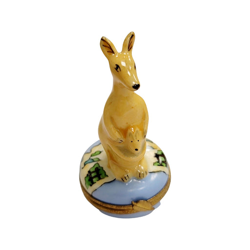 Kangaroo Limoges Box Treasure Porcelain Limoges wild animal French Trinket Box