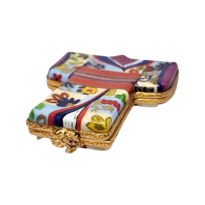 Kimono Limoges Box for Collectors Porcelain Limoges Travel Fashion French Trinket Box