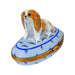 King Charles Spaniel Box for Dog Lovers Porcelain Limoges Dog France French Trinket Box