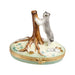 Kitten Limoges Box for Cat Lovers Porcelain Limoges Cat French Trinket Box