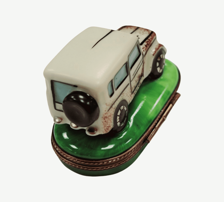 Land Cruiser Car Limoges Box for Collectors Porcelain Limoges vehicle French Trinket Box