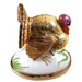 Large Turkey Limoges Box for Thanksgiving Decor Porcelain Limoges thanksgiving wild bird French Trinket Box