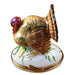 Large Turkey Limoges Box for Thanksgiving Decor Porcelain Limoges thanksgiving wild bird French Trinket Box