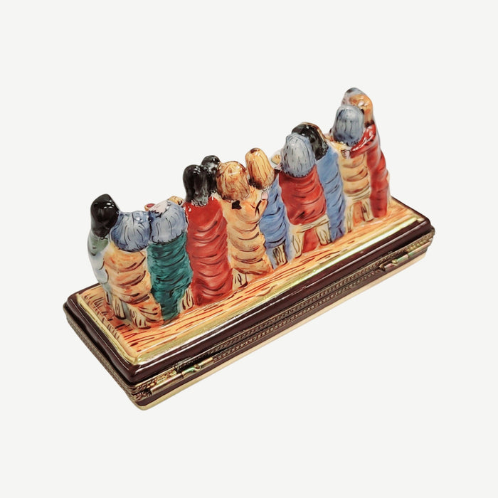 Last Supper Jesus Limoges Box for Christian Collectors Porcelain Limoges christian French Trinket Box