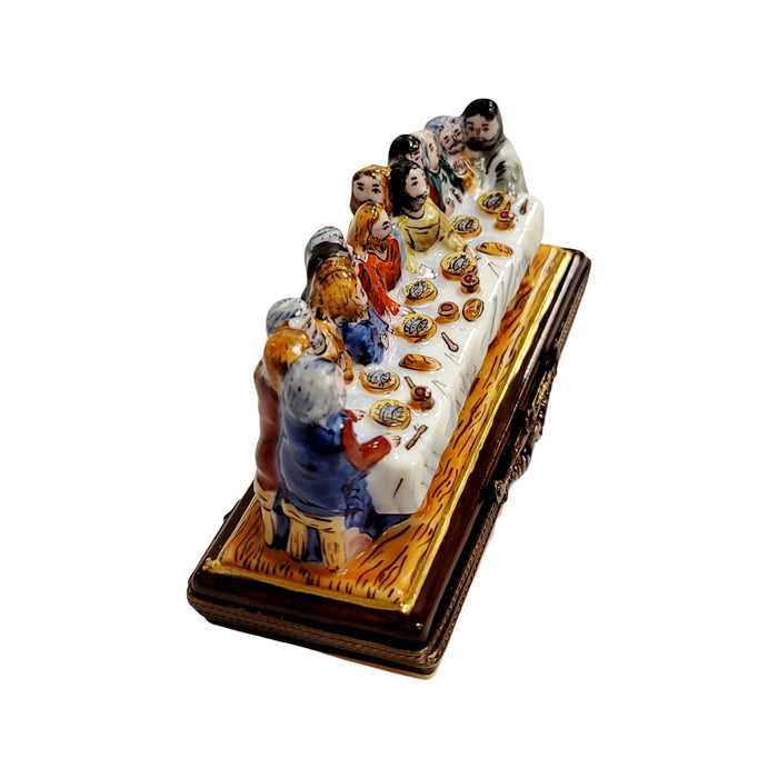 Last Supper Jesus Limoges Box for Christian Collectors Porcelain Limoges christian French Trinket Box