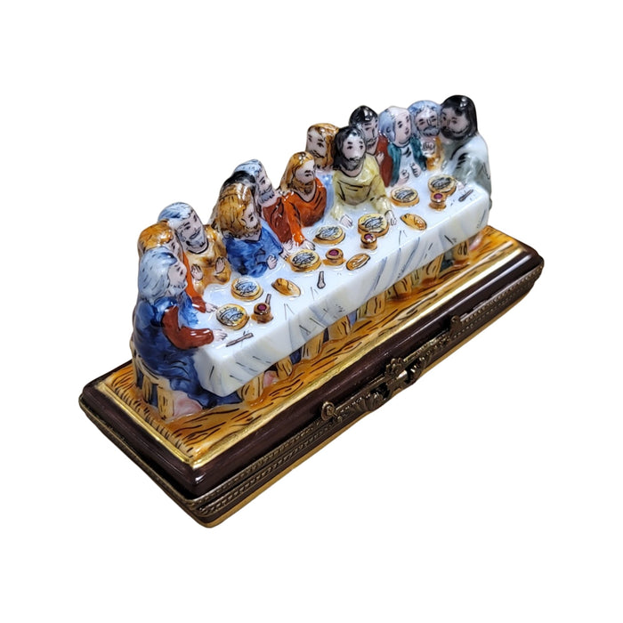 Last Supper Jesus Limoges Box for Christian Collectors Porcelain Limoges christian French Trinket Box