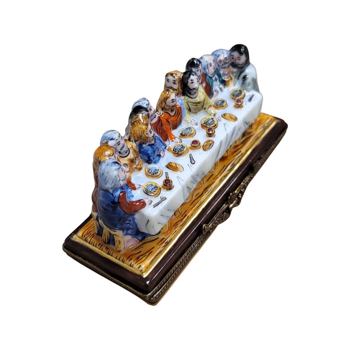 Last Supper Jesus Limoges Box for Christian Collectors Porcelain Limoges christian French Trinket Box
