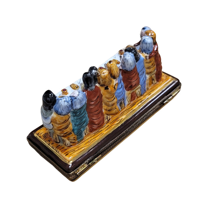 Last Supper Jesus Limoges Box for Christian Collectors Porcelain Limoges christian French Trinket Box