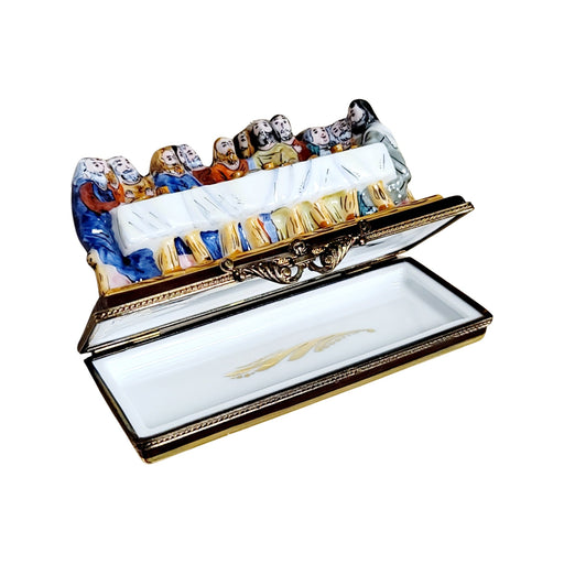 Last Supper Jesus Limoges Box for Christian Collectors Porcelain Limoges christian French Trinket Box