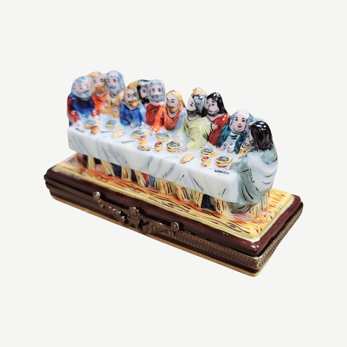 Last Supper Jesus Limoges Box for Christian Collectors Porcelain Limoges christian French Trinket Box