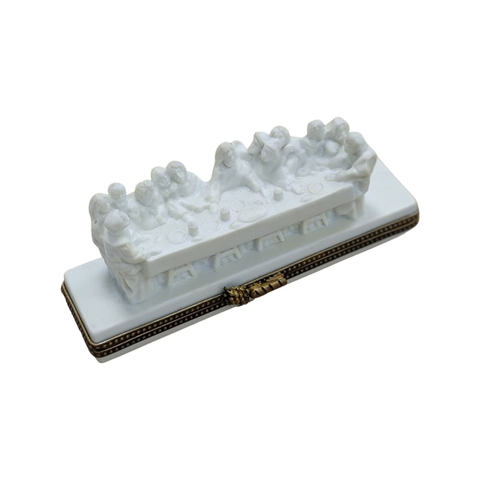Last Supper Limoges Box for Faithful Collectors Porcelain Limoges christian French Trinket Box
