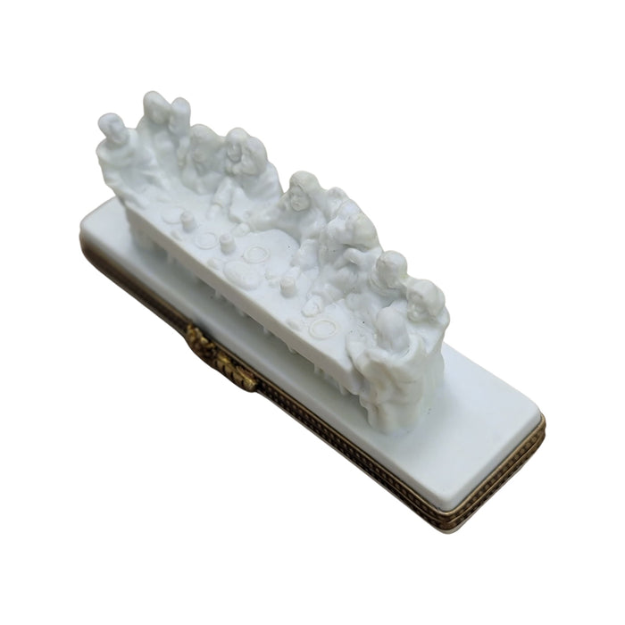 Last Supper Limoges Box for Faithful Collectors Porcelain Limoges christian French Trinket Box