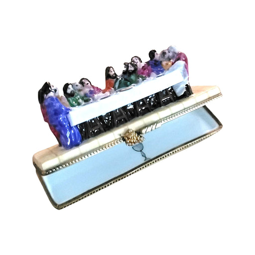 Last Supper Limoges Box for Faithful Collectors Porcelain Limoges christian French Trinket Box