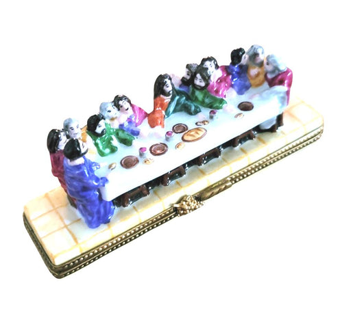 Last Supper Limoges Box for Faithful Collectors Porcelain Limoges christian French Trinket Box