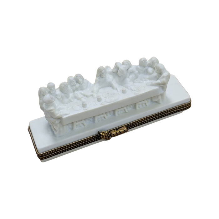Last Supper Limoges Box for Faithful Collectors Porcelain Limoges christian French Trinket Box