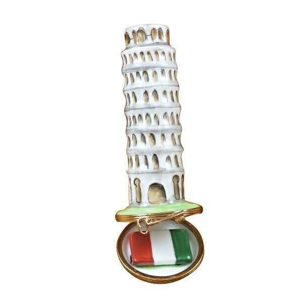 Leaning Tower of Pisa for Collectors Porcelain Limoges france paris French Trinket Box