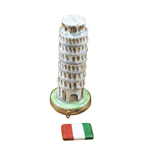 Leaning Tower of Pisa for Collectors Porcelain Limoges france paris French Trinket Box