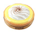Lemon Pie Limoges Box for Collectors Porcelain Limoges Dessert French Trinket Box