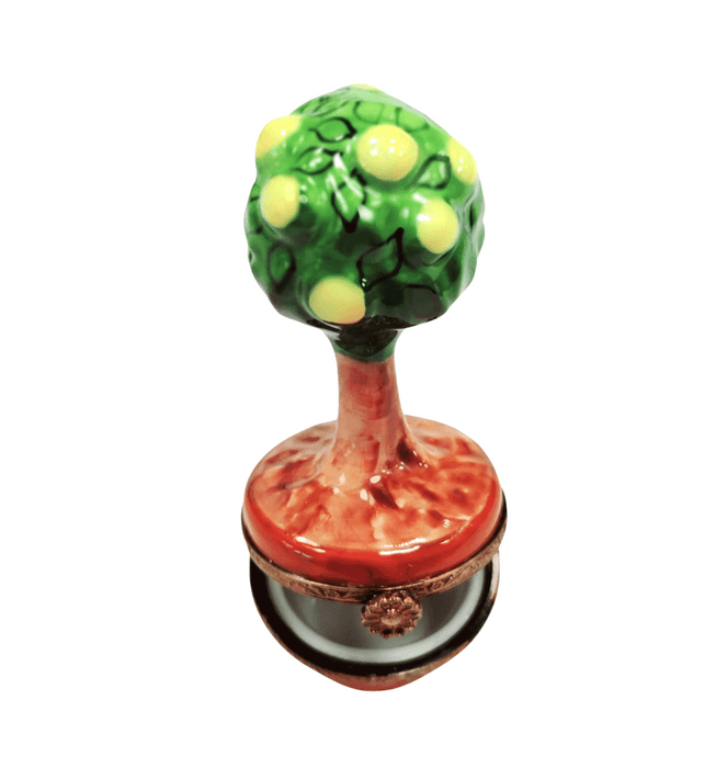 Lemon Tree Limoges Box Delight for Collectors Porcelain Limoges fruit garden French Trinket Box