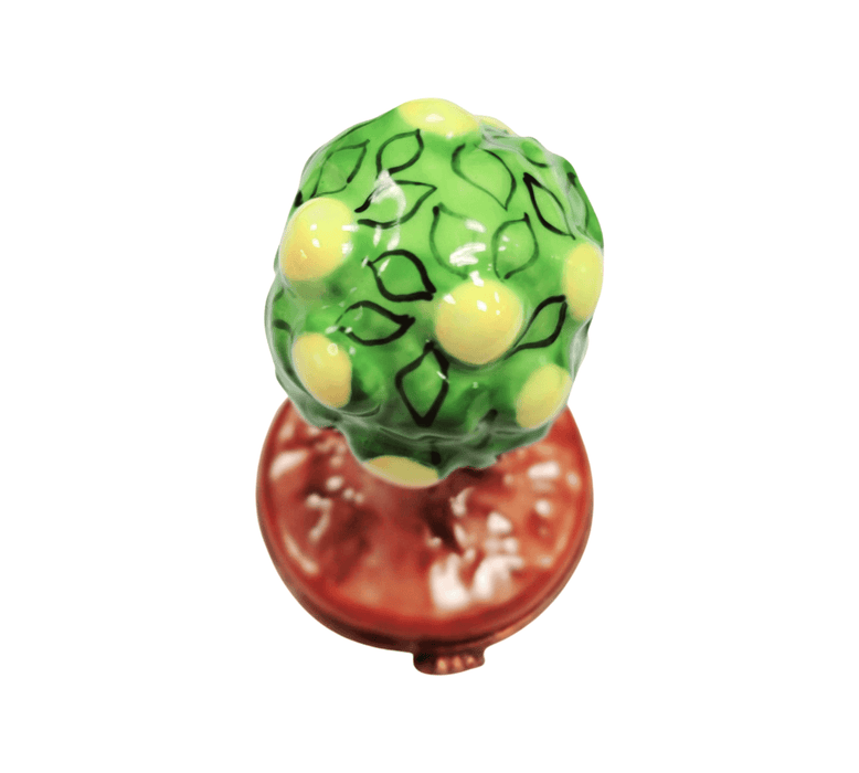 Lemon Tree Limoges Box Delight for Collectors Porcelain Limoges fruit garden French Trinket Box