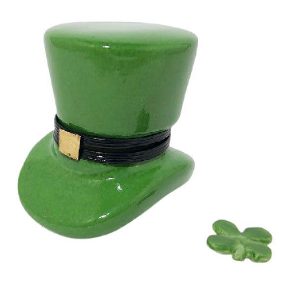 Leprechaun Hat Limoges Box for Irish Collectors Porcelain Limoges special occasions travel French Trinket Box
