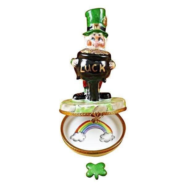 Leprechaun Limoges Box for Collectors Porcelain Limoges special occasions travel myth French Trinket Box