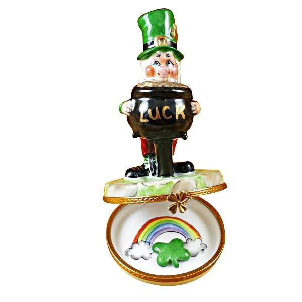 Leprechaun Limoges Box for Collectors Porcelain Limoges special occasions travel myth French Trinket Box