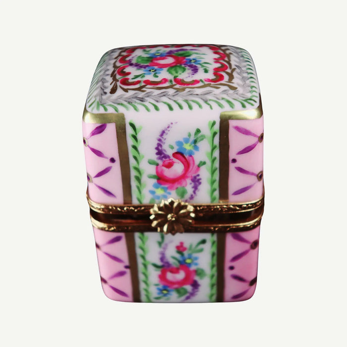 Elegant Limoges Box for Collectors Porcelain Limoges Perfume French Trinket Box
