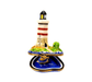 Lighthouse Boat Limoges Box for Sea Lovers Porcelain Limoges beach travel French Trinket Box