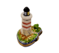 Lighthouse Boat Limoges Box for Sea Lovers Porcelain Limoges beach travel French Trinket Box