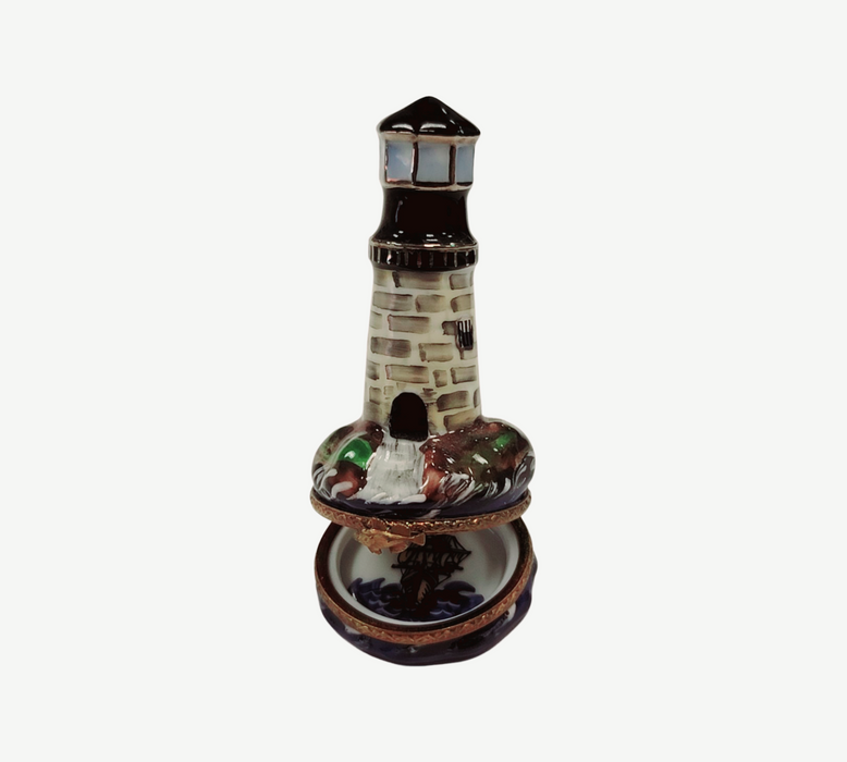 Lighthouse Limoges Box for Collectors Porcelain Limoges beach travel French Trinket Box