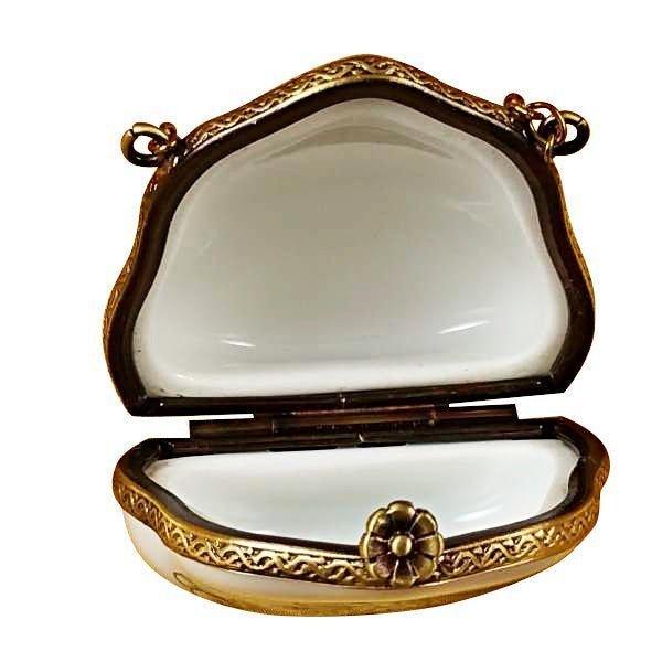 Lily of the Valley Purse Limoges Box – Handcrafted French Porcelain