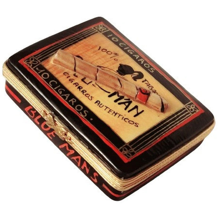 Limoges Cigar Box Luxury for Collectors Porcelain Limoges wine Rochard Limoges Box men French Trinket Box