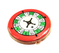 Limoges Roulette Wheel Box for Game Enthusiasts Porcelain Limoges games French Trinket Box