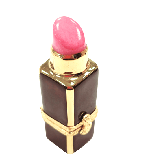 Lipstick Pink Limoges Box for Fashion Lovers Porcelain Limoges fashion French Trinket Box