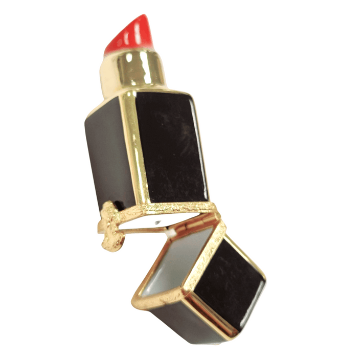 Lipstick Red Limoges Box for Collectors Porcelain Limoges fashion French Trinket Box