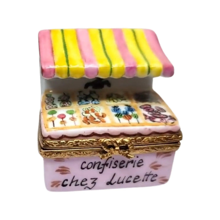 Lucette's Candy Shop for Collectors Porcelain Limoges Dessert professional French Trinket Box