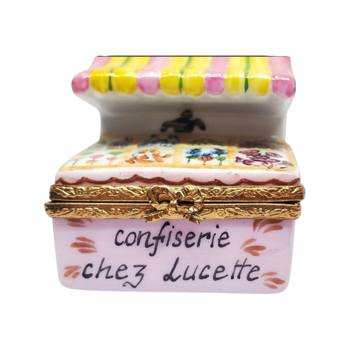 Lucette's Candy Shop for Collectors Porcelain Limoges Dessert professional French Trinket Box
