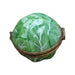 Lush Green Cabbage Limoges Box for Home Decor Porcelain Limoges vegetable French Trinket Box